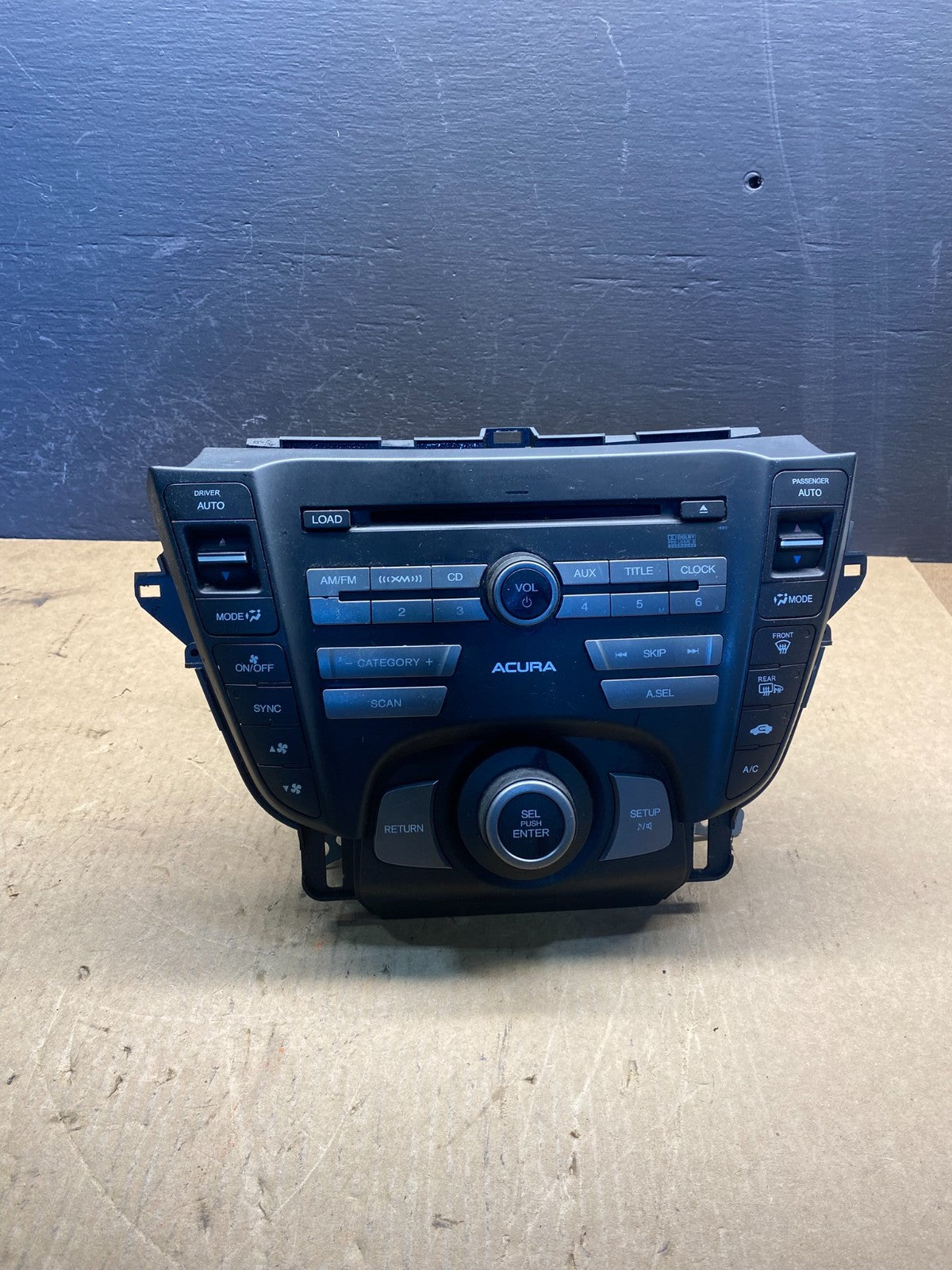 2009 2011 Acura TL AM FM CD MP3 DVD Navigation Radio Player Receive ac7105 DG0