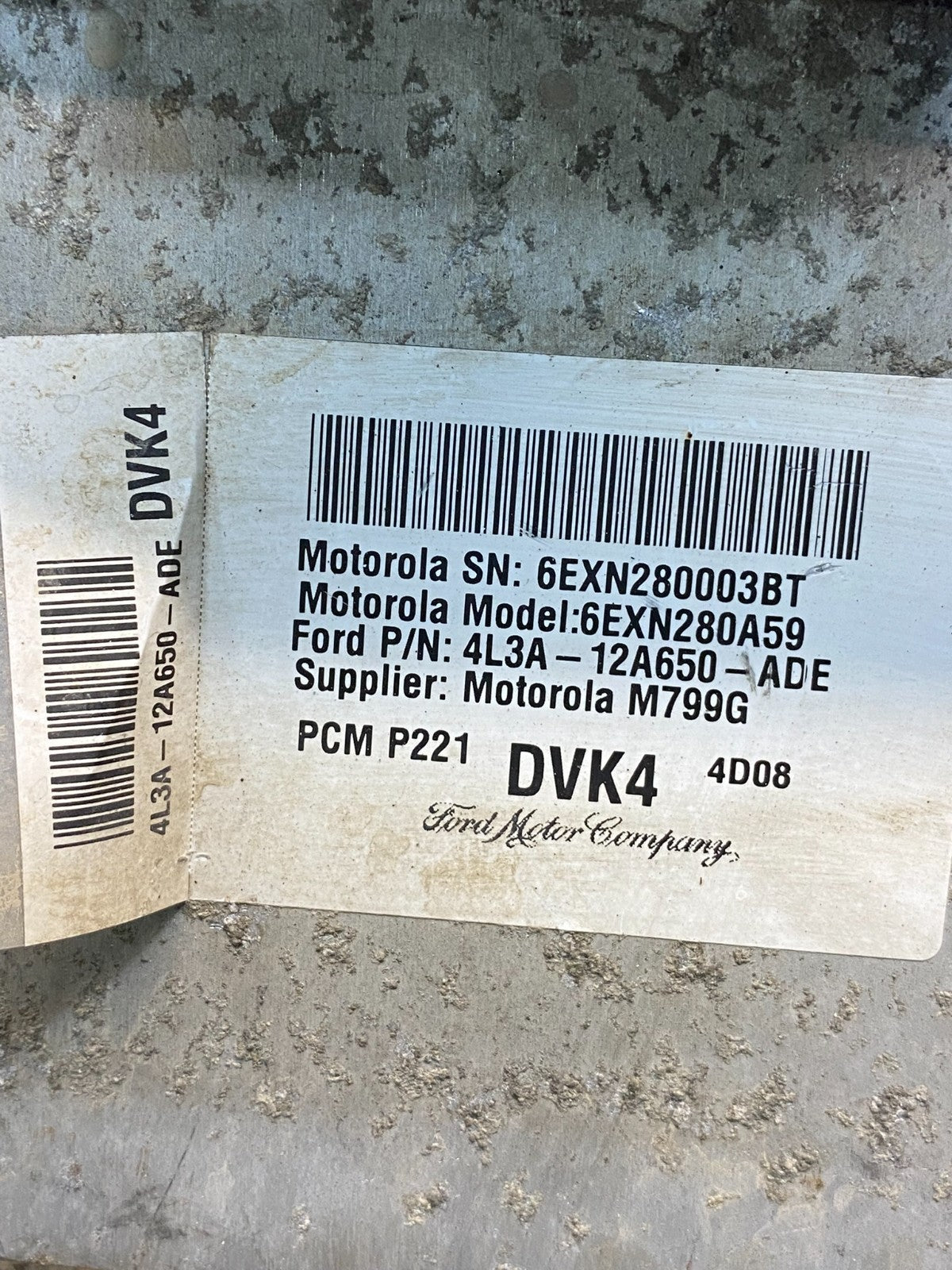 2004 Ford F-150 F150 5.4L Engine Control Unit ECU Computer Module ah4617 DG2