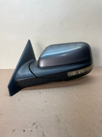 2011-2015 Ford Explorer Left Driver View Turn Signal Power Fold Mirror AI0830 LK0