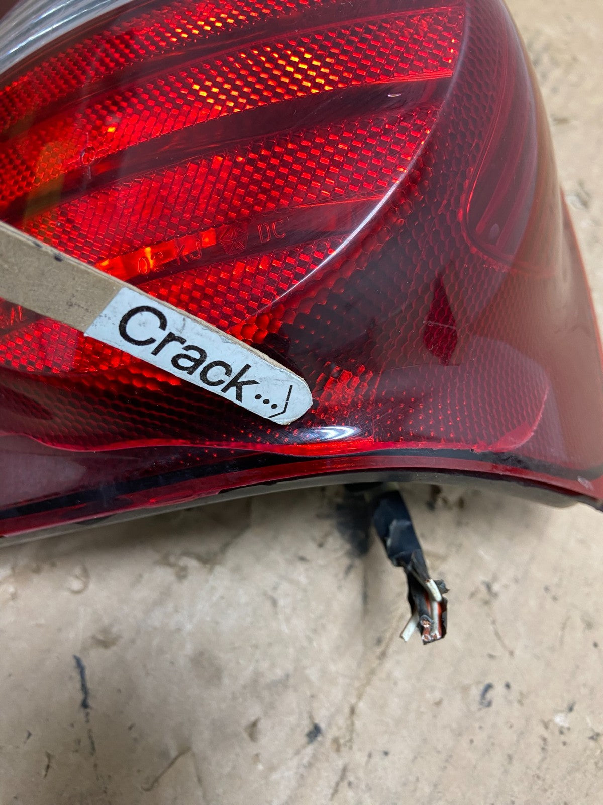 2005 2006 2007 Jeep Liberty Right Passenger Rh Side Tail Light AI9270 LK6