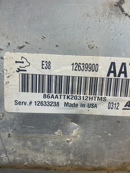 2010 to 2013 Chevrolet Silverado Yukon Engine Control Module ECM ECU AE4749 DW2