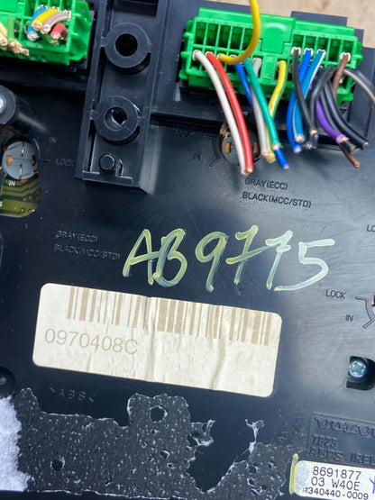 2001- 2004 Volvo S80 Climate Control A/C Heater Panel Oem AB9775 DG7