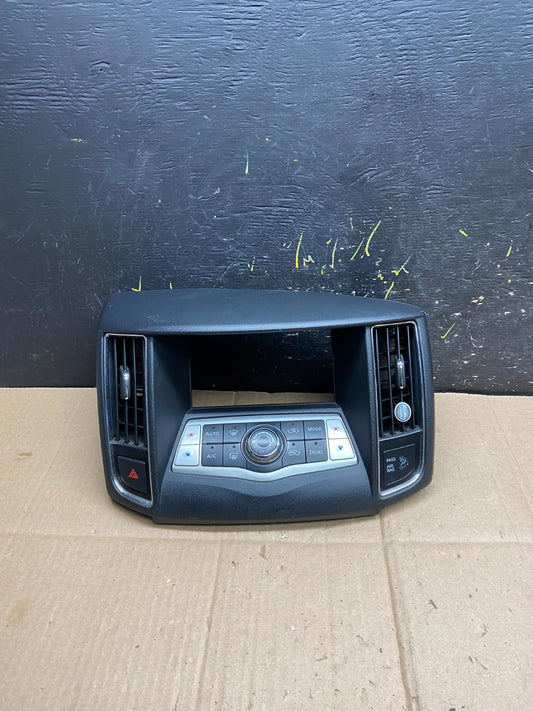 2009-2014 Nissan Maxima Center Console Climate Control Radio Bezel OEM AA4835 DG0