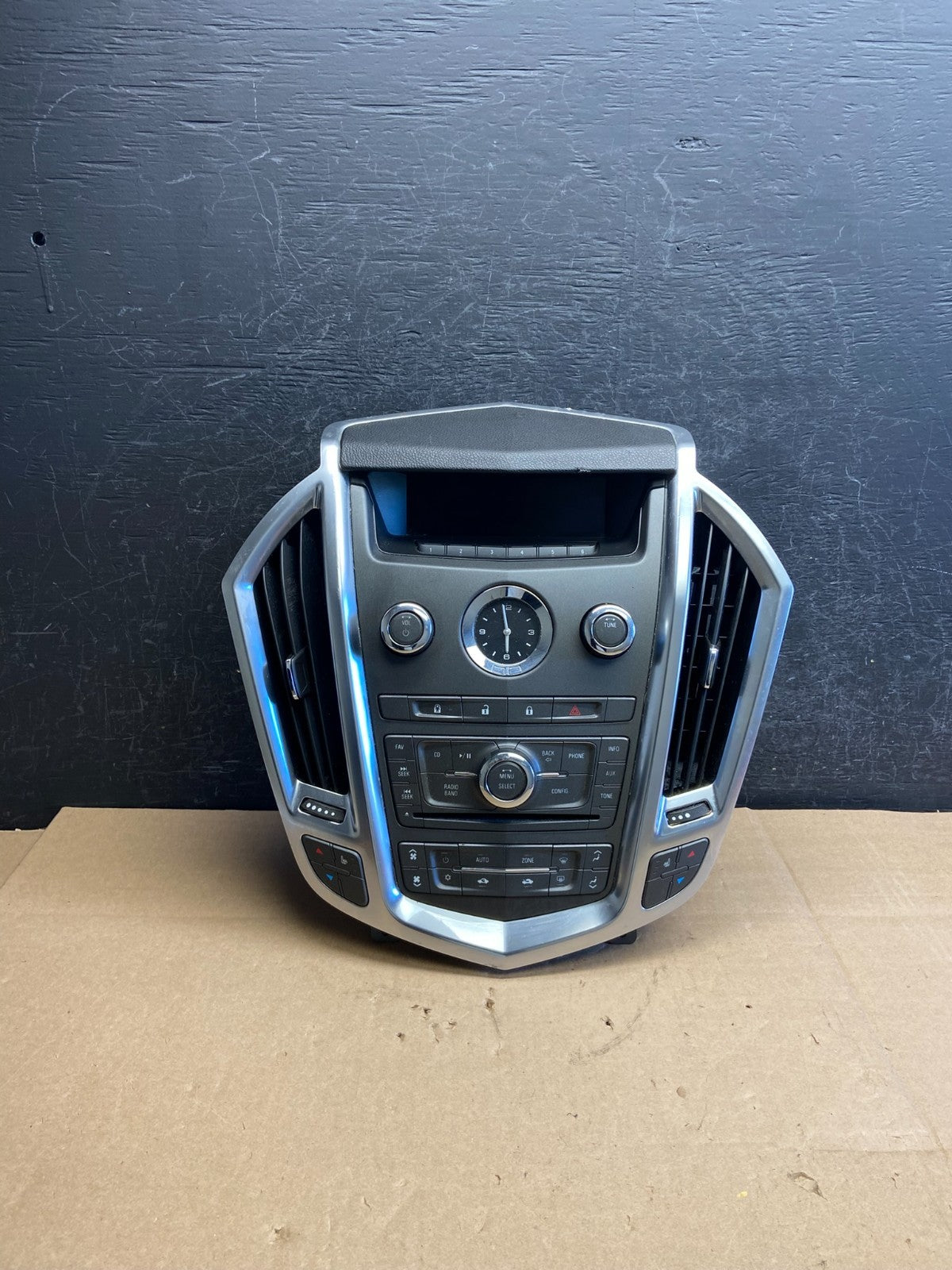 2010-2012 Cadillac SRX A/C Heater Radio Climate Control Panel Bezel OE AI3227 DG0