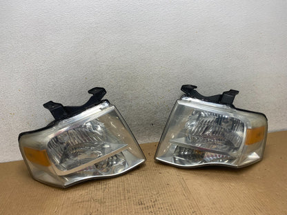 2007 - 2014 Ford Expedition Left+Right Side Headlights Halogen AI6791 DW0