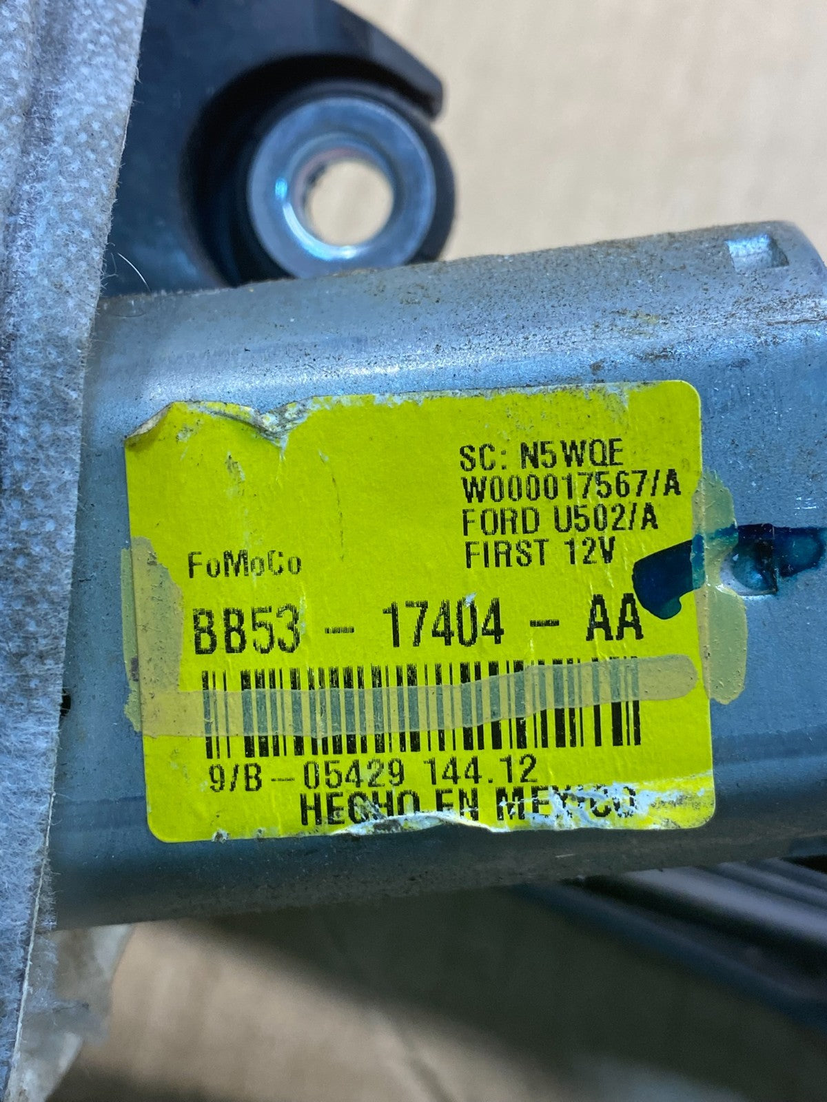 2011 to 2019 Ford Explorer Rear Windshield Wiper Motor OEM AC0864 DG6