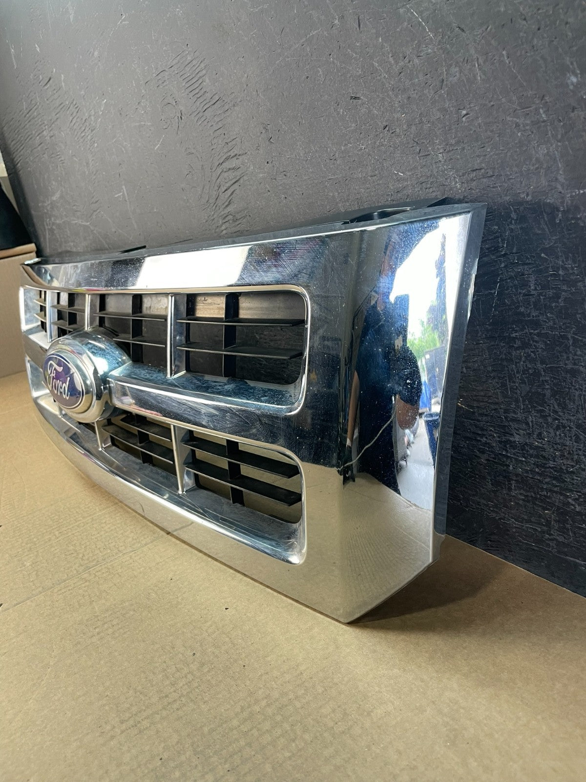 2008 to 2012 Ford Escape Front Upper Grill Grille Aftermarket AF5200 DG1