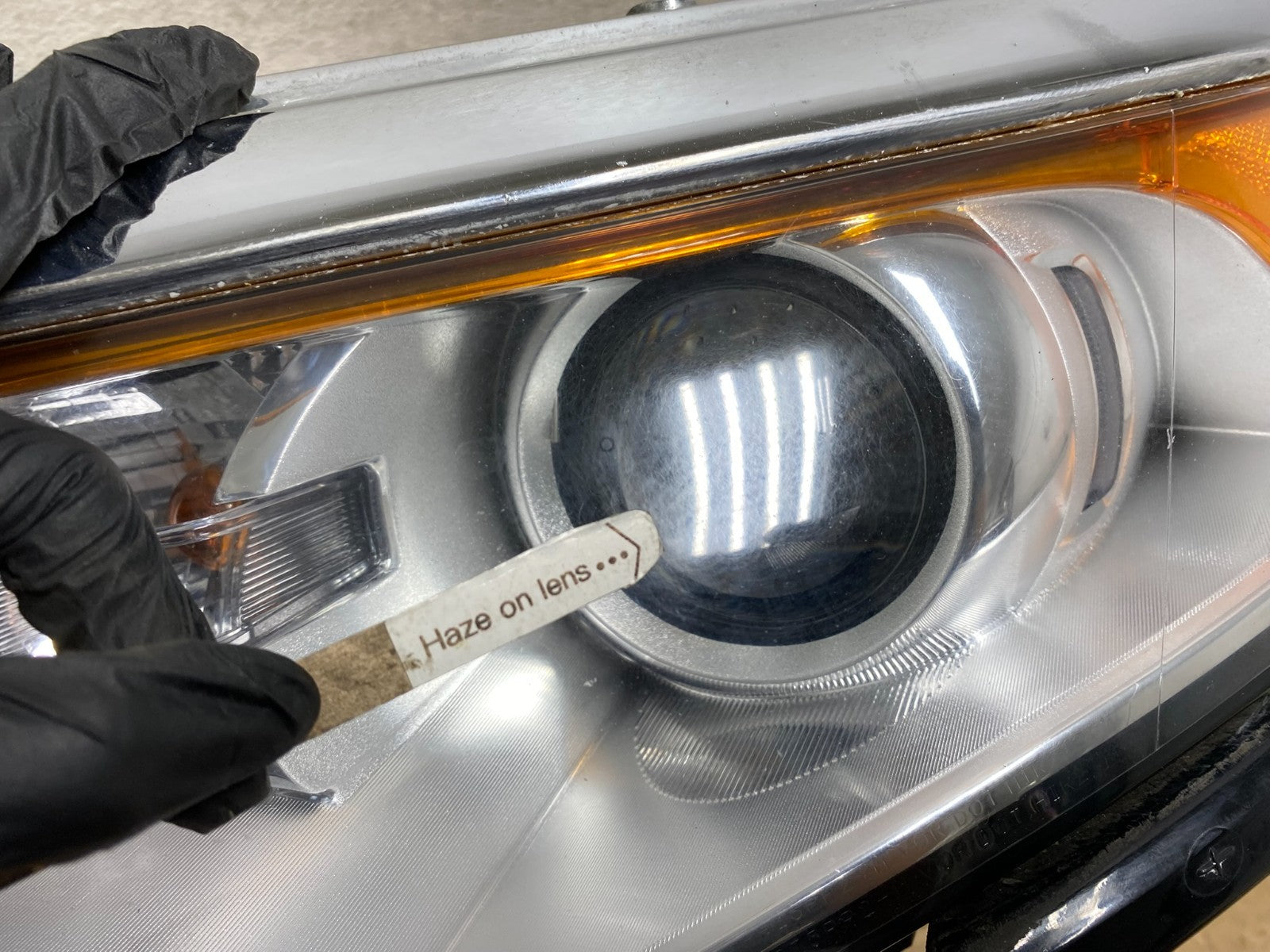 2011 to 2014 Ford Edge Front Left Driver Side Headlight Halogen DEPO AG9296 DW4