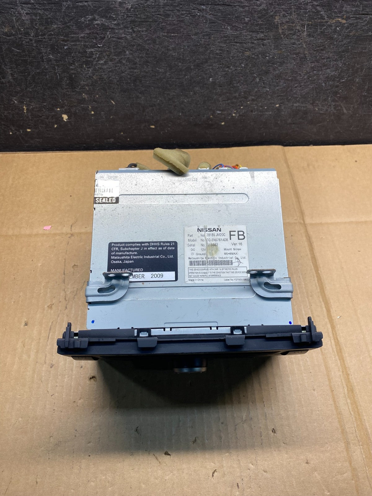 2008 to 2010 Nissan Rogue 28185jm20c Radio Receiver AM FM CD AI9928 DW3