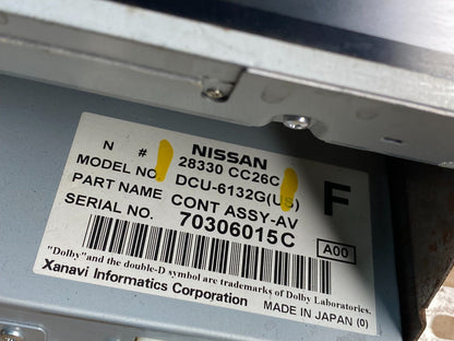 2006 2007 2008 Nissan Pathfinder Radio Display Information Screen r6425 DG7