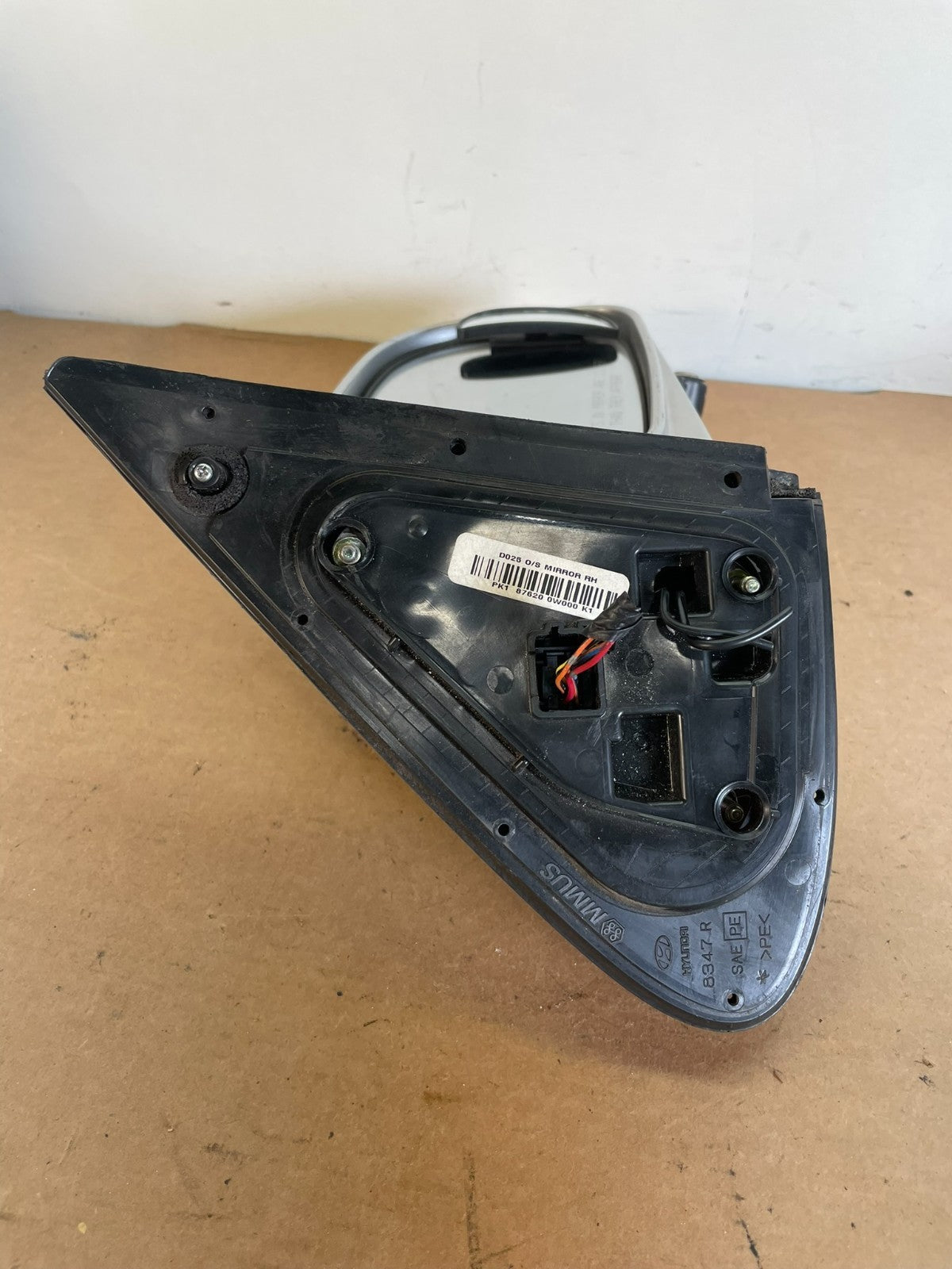 2007 to 2012 Hyundai Santa Fe Right Pasenger RH Side View Mirror Power AG0683 DW4