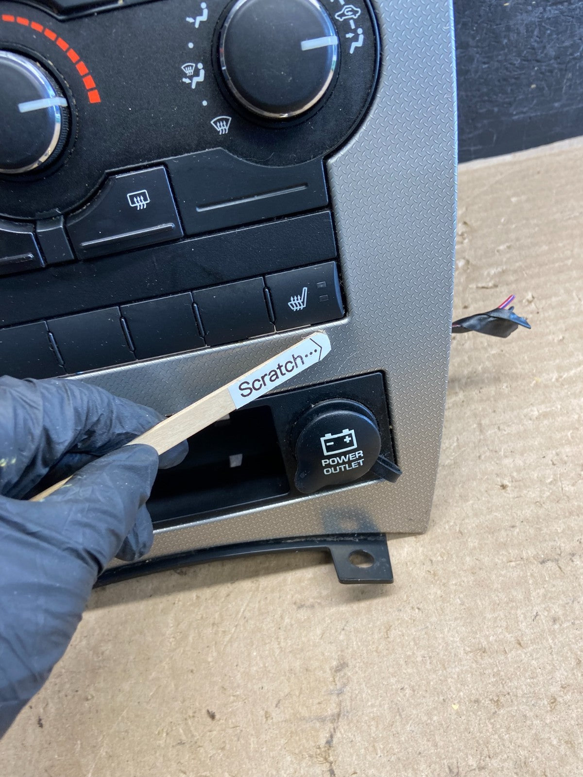 2008 2009 2010 Jeep Grand Cherokee A/C Climate Control Bezel AH5281 DG4