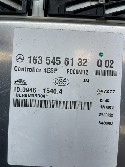 2000 - 2005 Mercedes ML-Class ABS ESP Control Module Unit OEM R3887 DG3