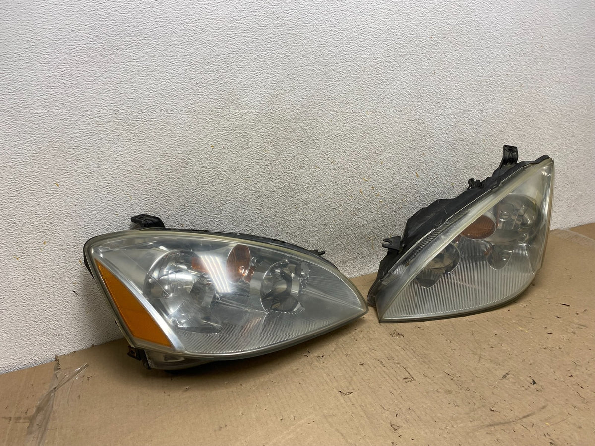 2002 to 2004 Nissan Altima Left+Right Side Set Halogen Headlights AH7648 DW1
