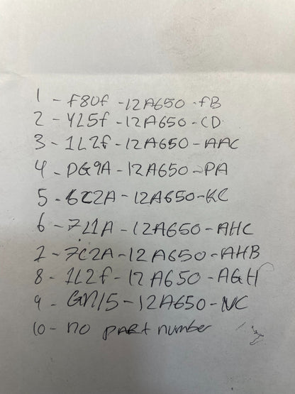 Mix of 10 Ford ECM Engine Computer Module X0926 PS2