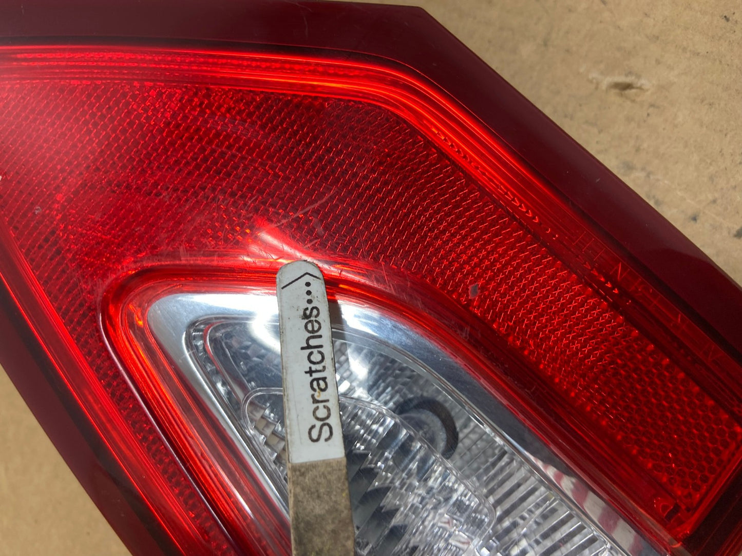 2013 to 2016 Ford Fusion Left Driver LH Side Tail Light Inner AE3023 LK3