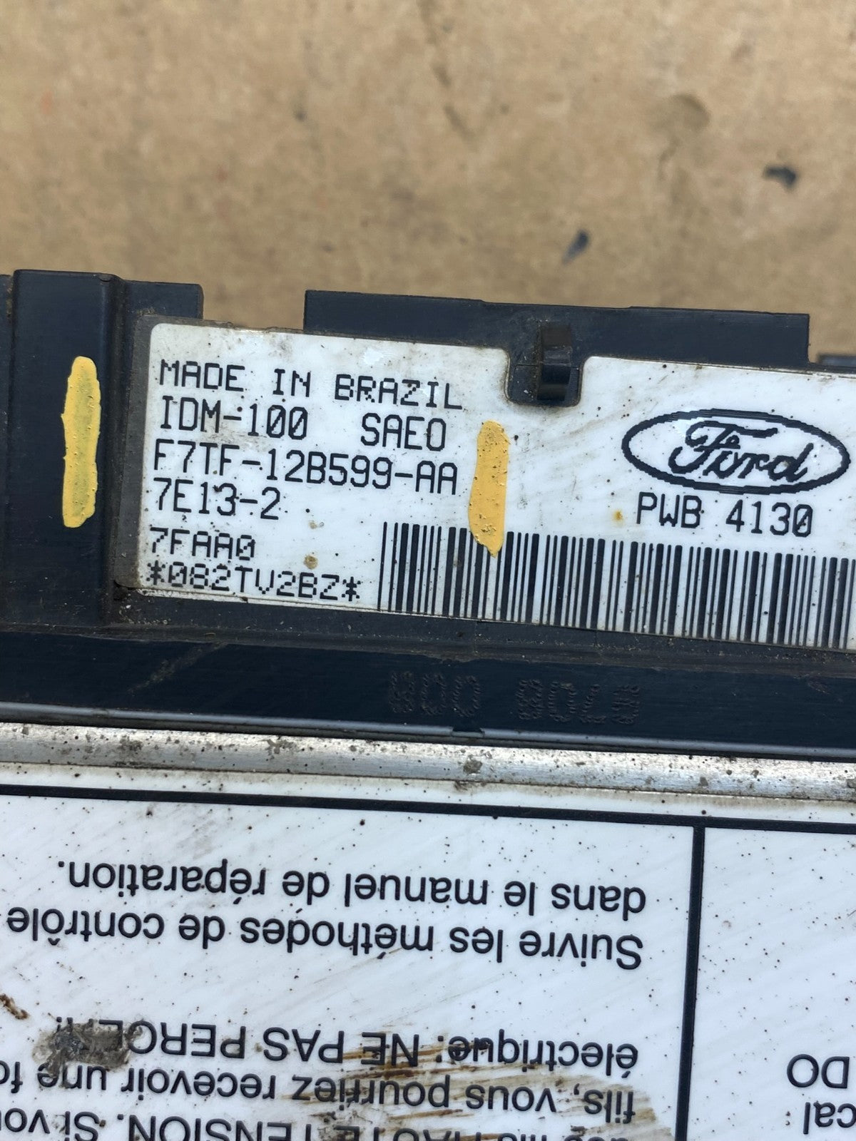 1997 to 1999 Ford F250 7.3L Diesel Driver Fuel Injector Control Module ag7219 DG2