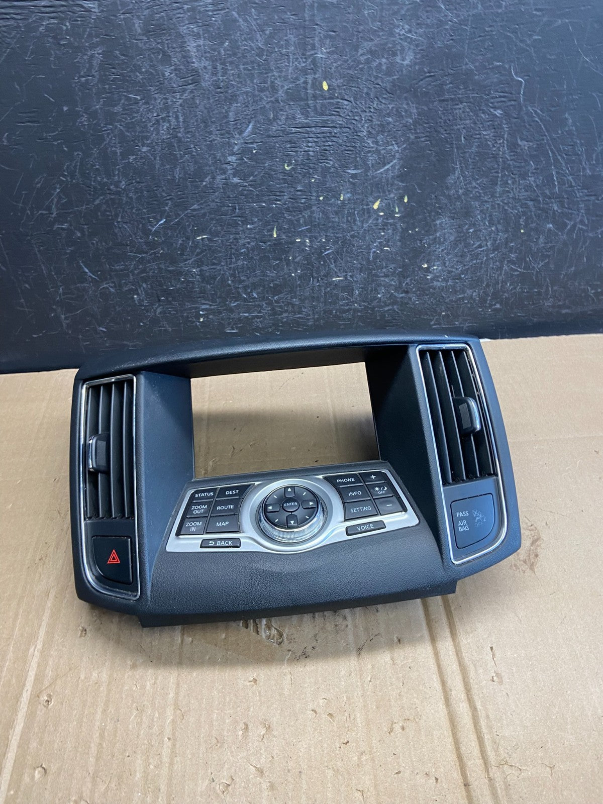 2011 2012 2013 Nissan Maxima Radio Audio Panel Control Bezel Trim ad7245 DG0