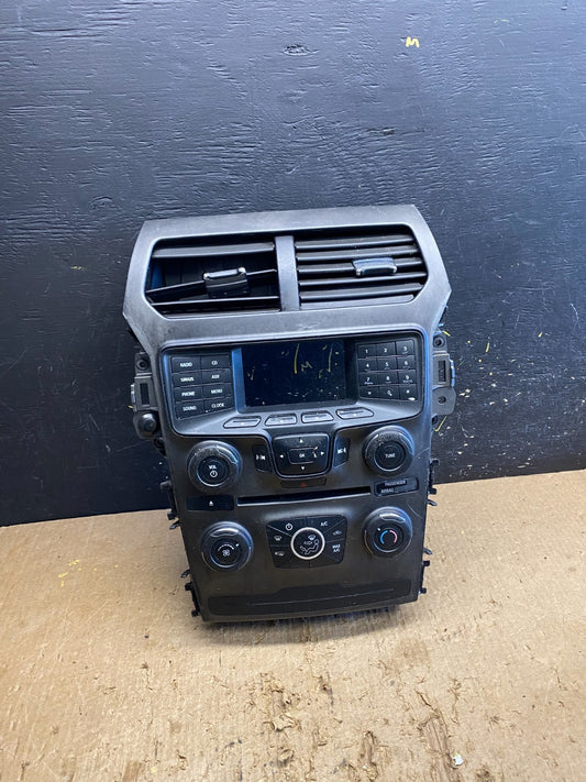 2014 2015 Ford Explorer Radio Climate Control Trim Bezel Panel OEM z9950 DG0