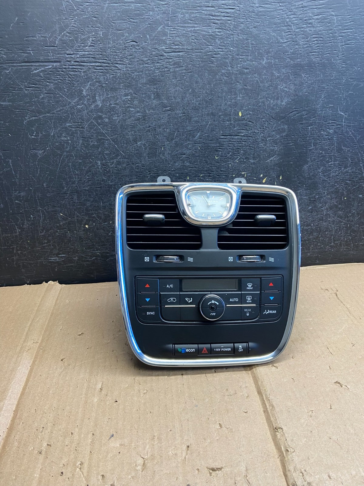 2011-2016 Chrysler Town Country Climate Control Panel Center Dash Trim AI2696 DG0