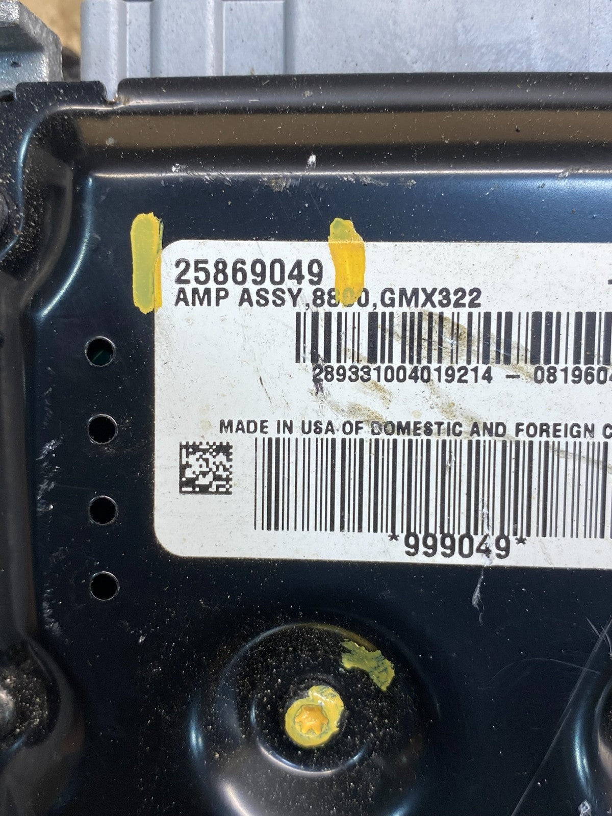 2009 to 2015 Cadillac CTS Bose Radio Stereo Audio Amplifier Amp ag9709 DG2
