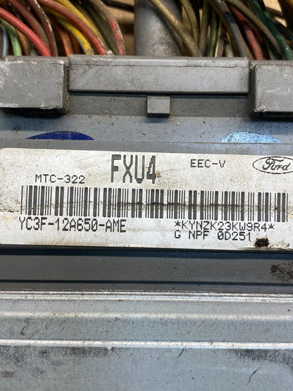 2000 Ford Excursion 6.8L ECU ECM Engine Control Module YC3F-12A650-AM ad9992 DG2