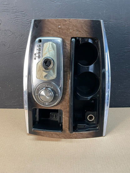 2008 to 2010 Infiniti QX56 Center Console Shifter Bezel Woodgrain AE3399 DG3
