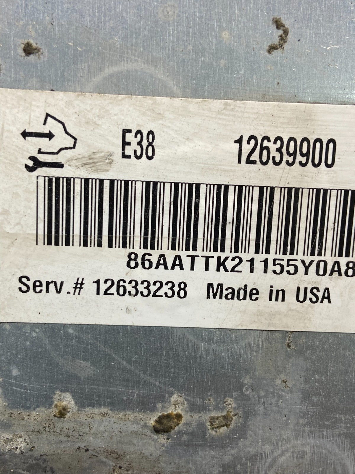 2010 to 2013 Chevrolet Silverado Yukon Engine Control Module ECM ECU AG1644 DW2