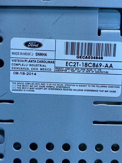 2009 to 2012 Ford F250 F350 Radio Audio AM/FM Receiver AF7823 DG6