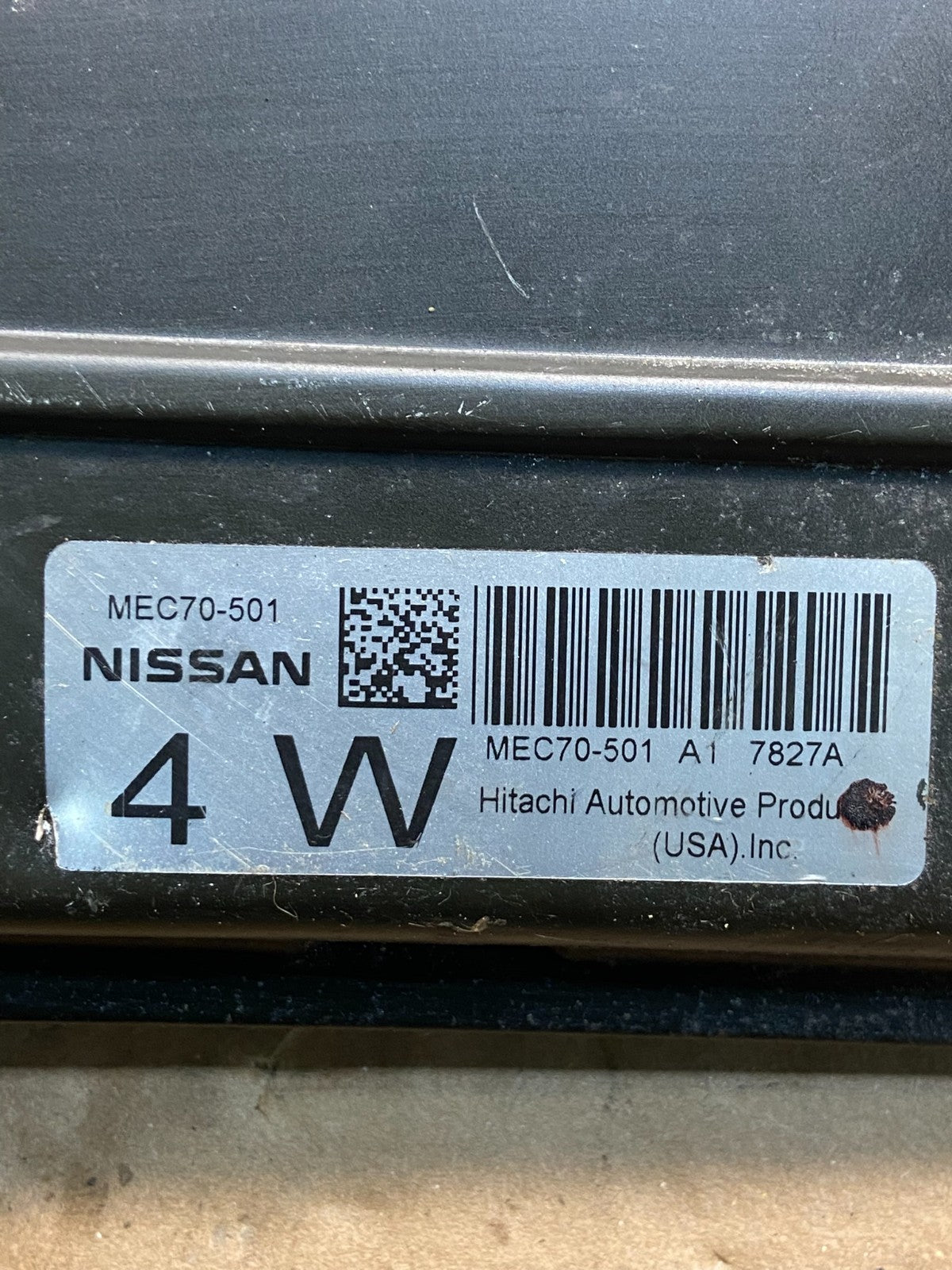 2008 Nissan Pathfinder 4.0L Engine Computer Module MEC70-501 A1 af9346 DG2