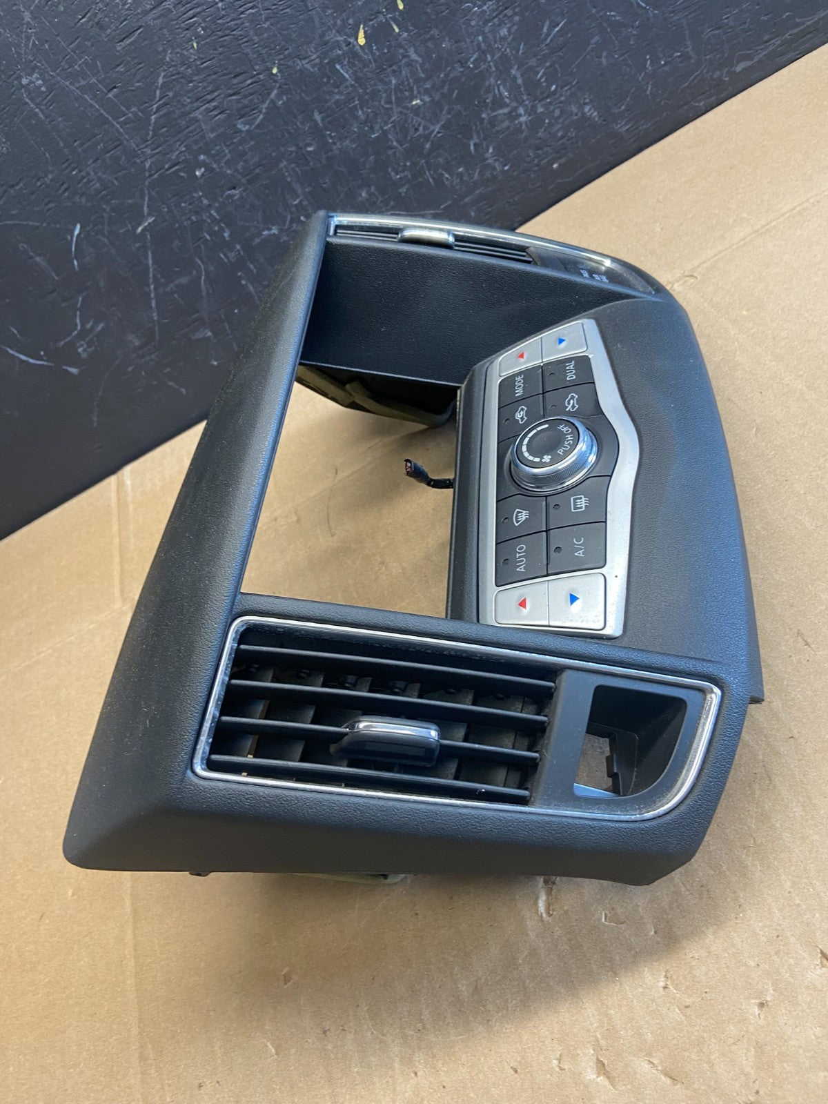 2009-2014 Nissan Maxima Center Console Climate Control Radio Bezel OEM AB9264 DG1
