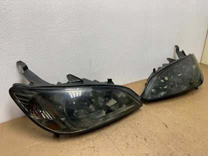 2004 to 2005 Honda Civic Left+Right Set Side Chrome Headlights AC0204 DW1