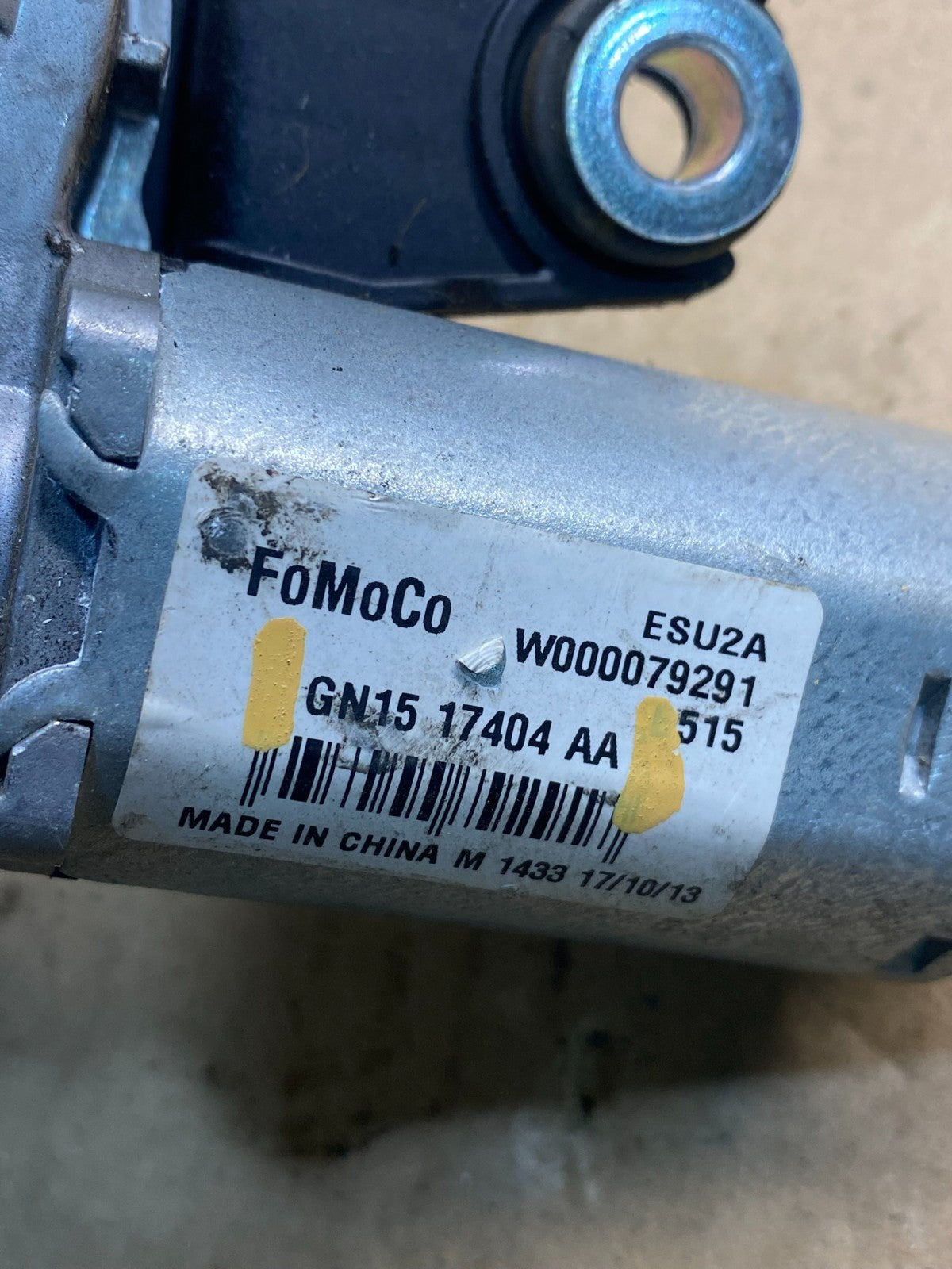 2018 to 2021 Ford EcoSport Rear Windshield Wiper Motor AG9614 DG5