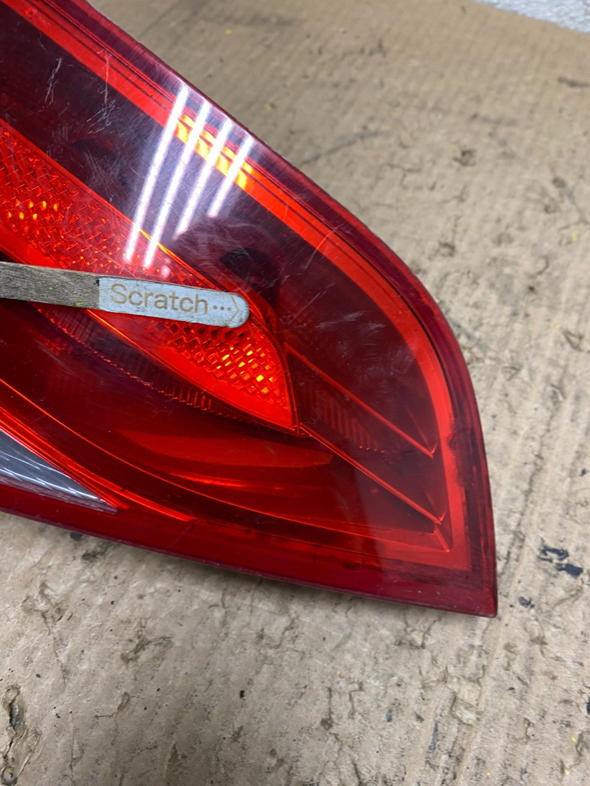 2009 2010 2011 2012 Audi A4 Sedan Left Driver Side Inner Tail Light Oem W7718 DW3