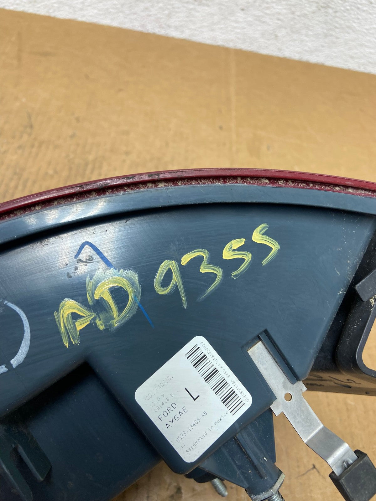 2017 - 2018 Ford Fusion Left Driver LH Side Tail Light AD9355 LK6