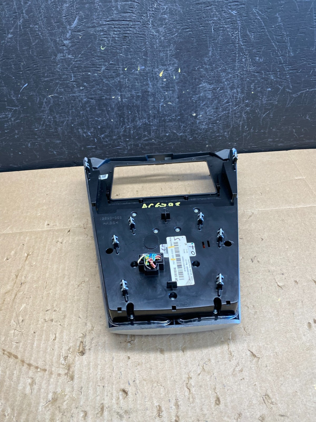 2012-2015 Chevy Equinox Terrain Radio Face Climate Control Panel Bezel AC6793 DG3