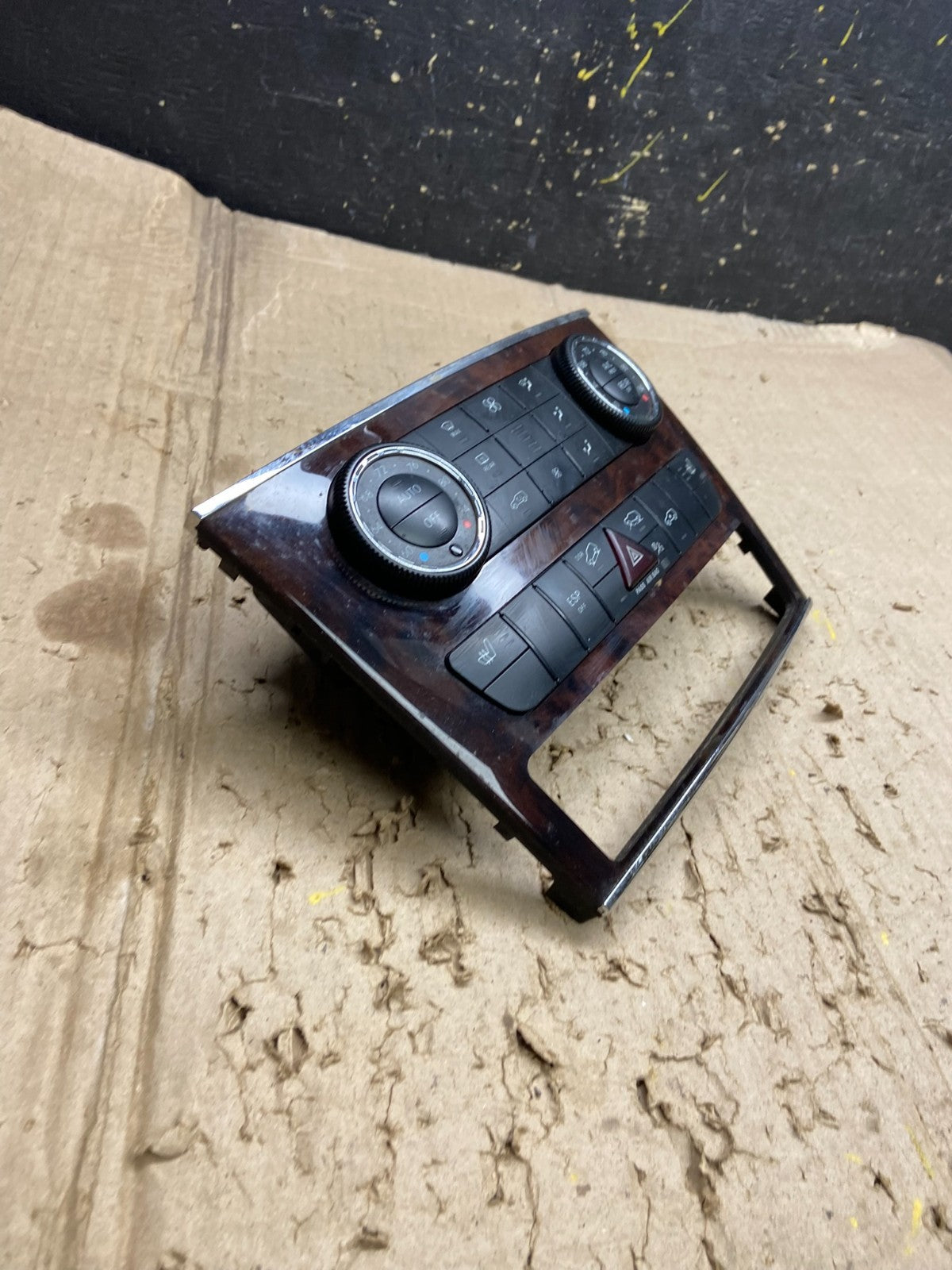 2007-2012 Mercedes X164 GL350 GL450 Climate Control Bezel Wood Switch x6345 DG2