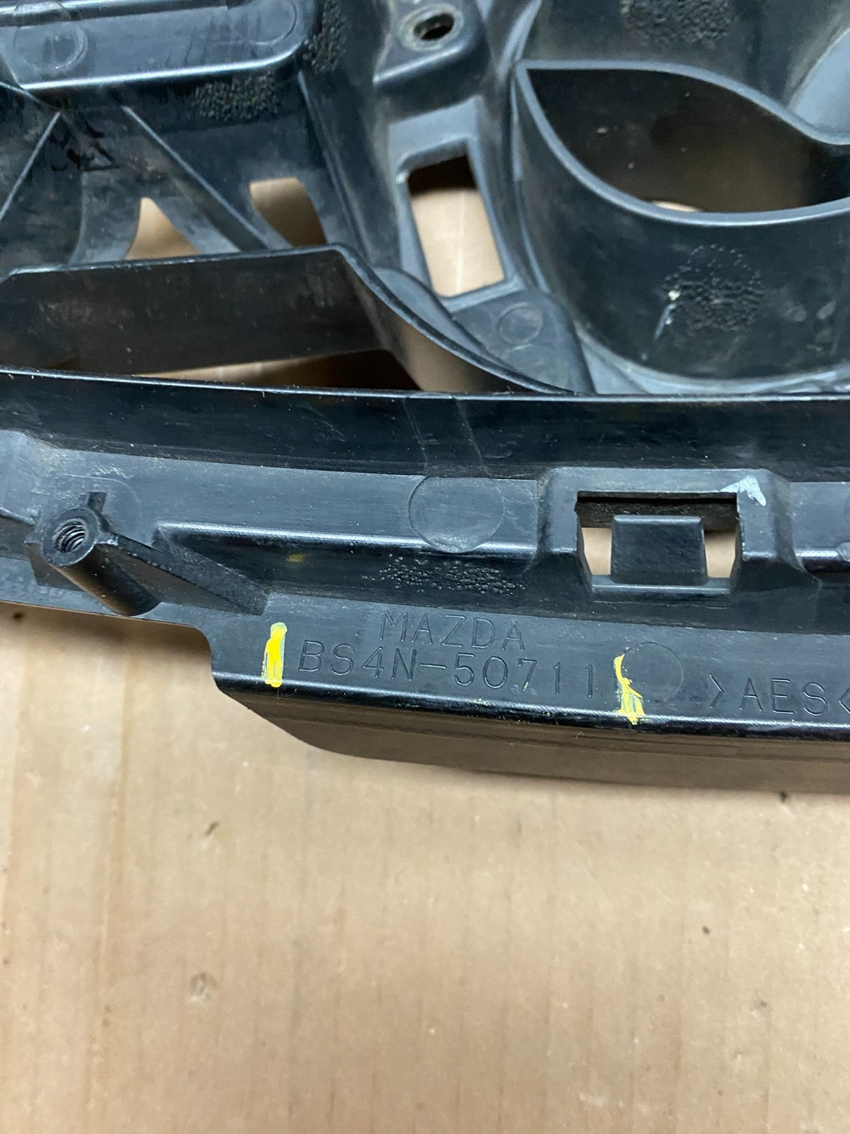 2007 to 2009 Mazda 6 Grille Textured Black Plastic W4708 DG6