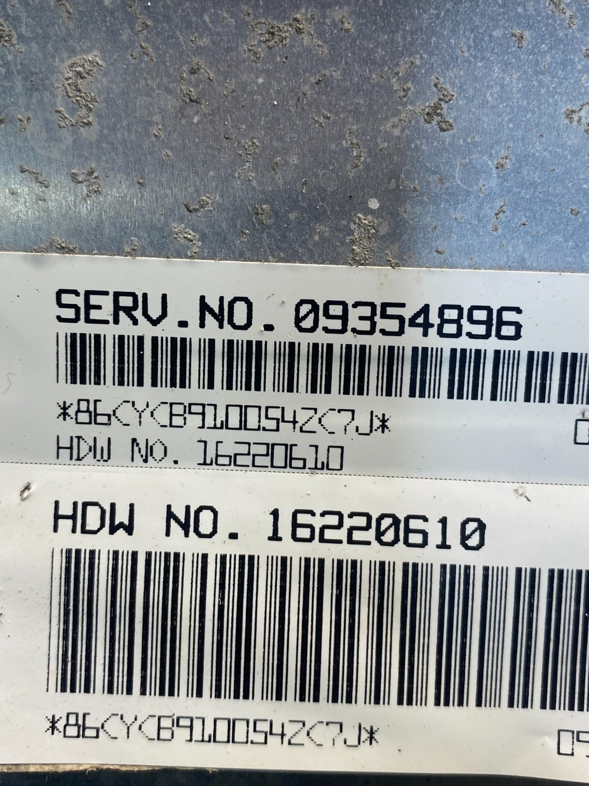 1999 2000 Chevrolet Silverado Engine Control Module ECM ECU 09354896 AE2177 DW2