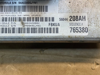 2004 Jeep Liberty 3.7L Engine ECU Computer Module ECM AF7644 DG2