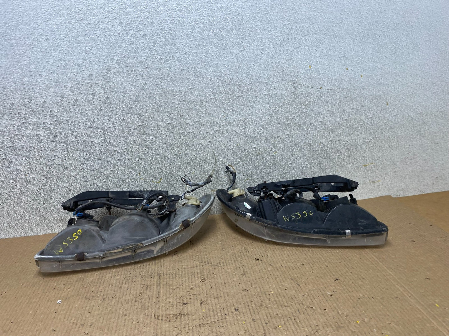1996 to 1998 Pontiac Grand Am Left+Driver LH Side  Headlights W5350 DG9
