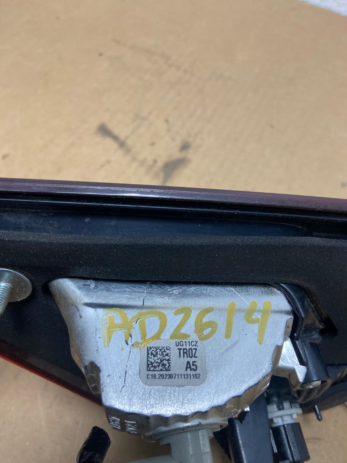2013-2015 Honda Civic Right Passenger Side Trunk Lid Inner Tail Light AD26145