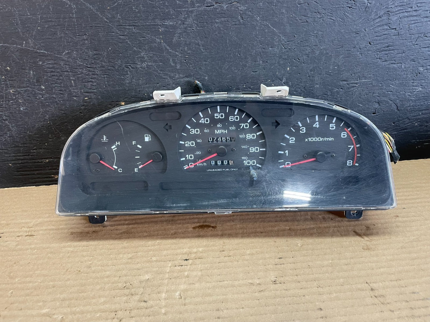 1994 to 1997 Nissan Hardbody D21 Pathfinder Gauge Cluster AF34480