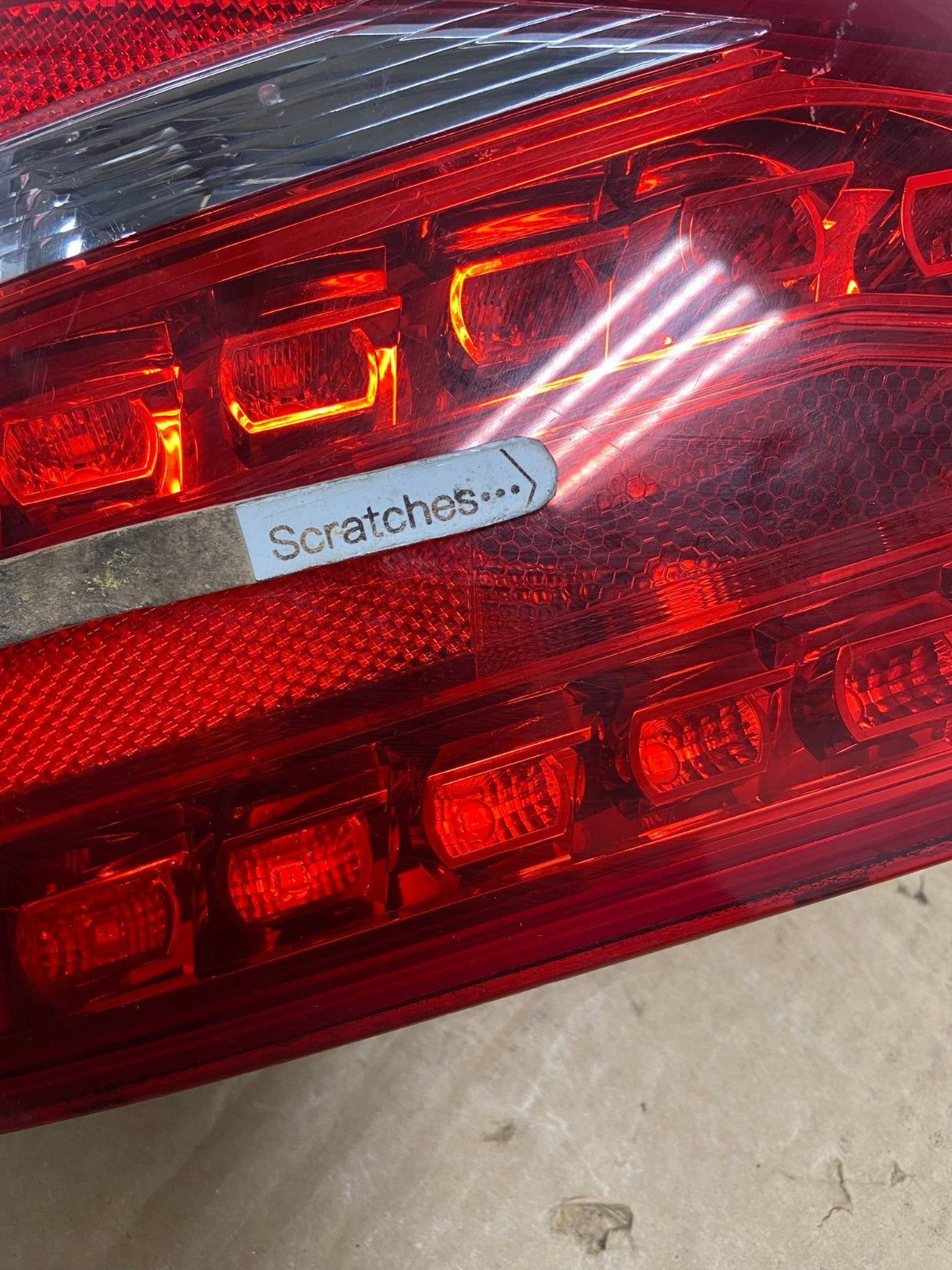 2009 - 2012 Audi A4 Sedan Right Passenger Side Inner LED Tail Light AF9971 LK3