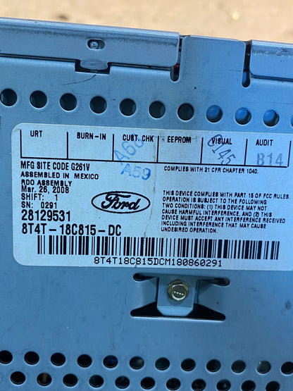 Ford 6 CD Radio Audio AM/FM Receiver AD9644 DG6