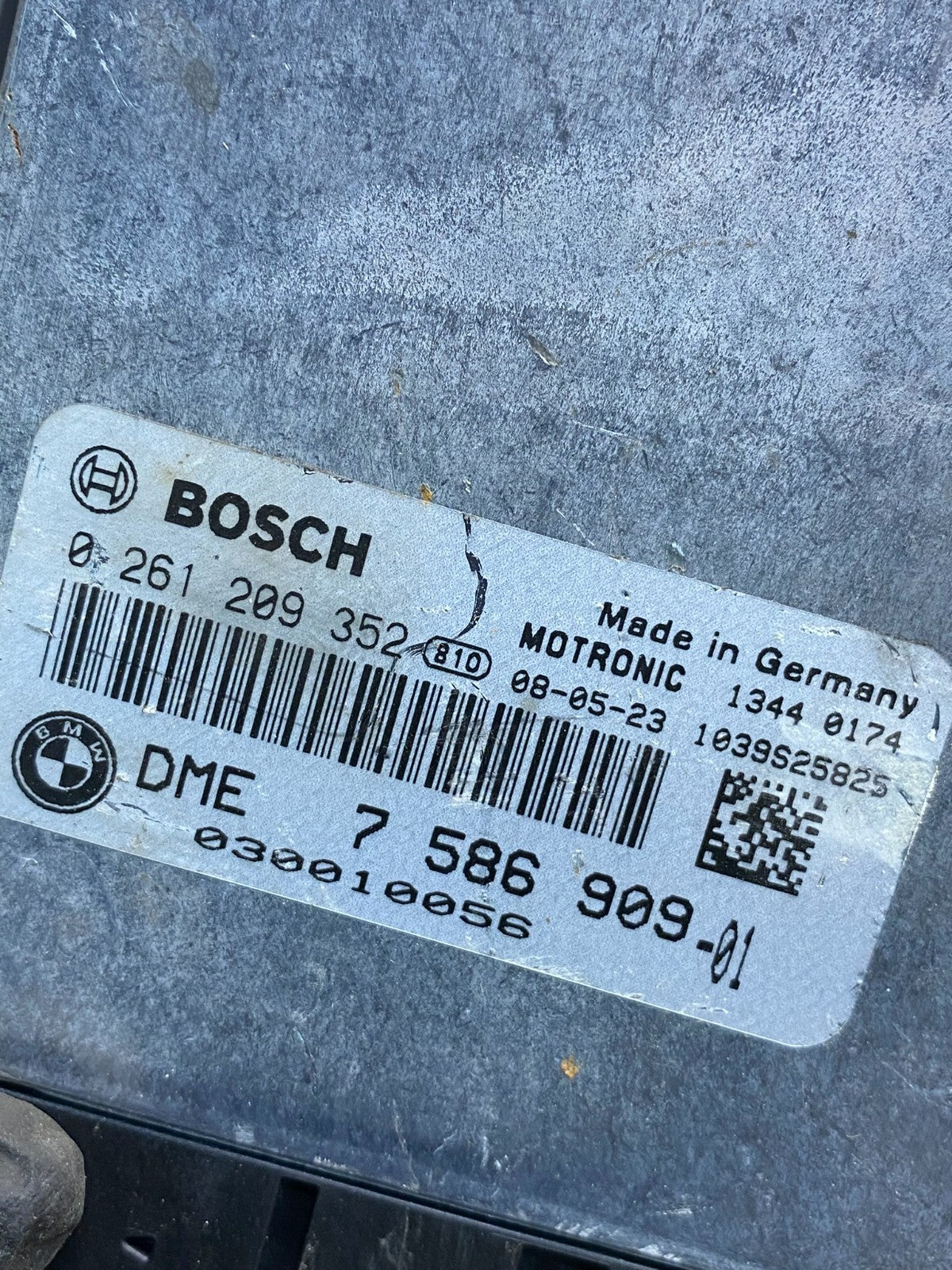 2008 to 2009 Bmw 550i 750i Engine Computer ECU Control Module ECM AH9628 DG2