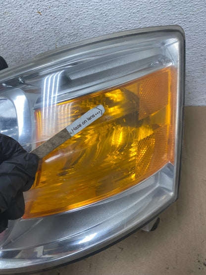 2008 to 2010 Dodge Caravan Left Driver Lh Halogen Headlight AG4765 DW3