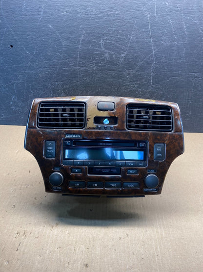 2004 to 2006 Lexus ES330 Es300 Radio Receiver Tape CD Air Vent AG5988 DG0
