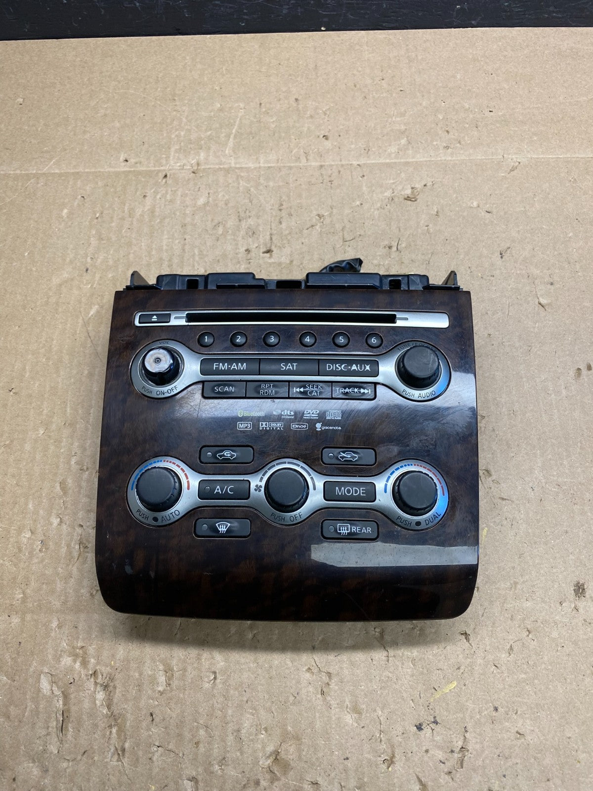2010-2013 Nissan Maxima Center Console Climate Control Radio Bezel ac6455 DG0