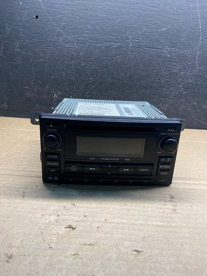 2009 to 2013 Subaru Forester Radio CD Player AUX AM/FM AE8176 DG0